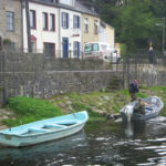 Boats along the canal Boats along the canal