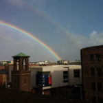 A double rainbow on our last day in Dublin.