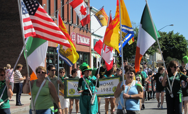 Canada's Irish Fest parade, Miramichi. Photo: John Kernaghan.