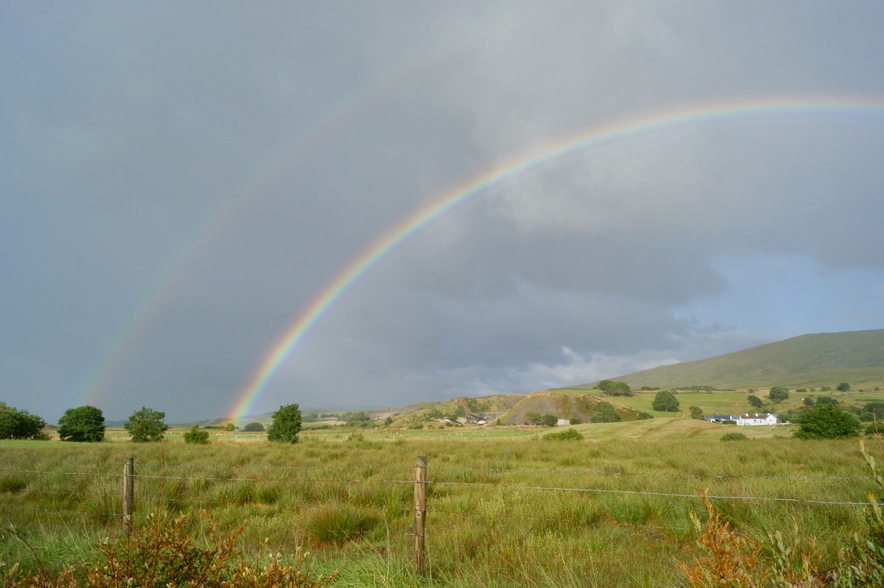 A double rainbow on R313