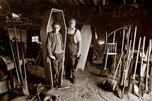 Coffin-maker, Ohermong, Co. Kerry, 1985.
