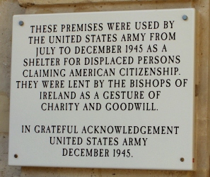 Though officially neutral, Irish priests aided Americans here during WWII.