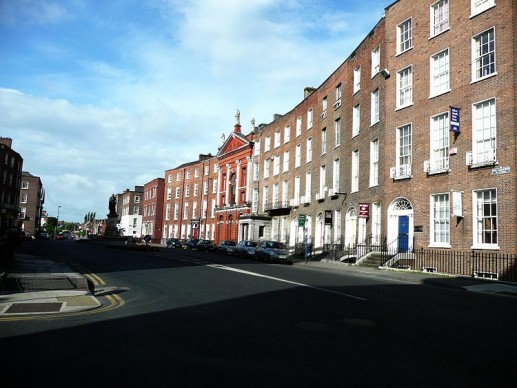 The Crescent, one of the best-preserved streets for Limerick’s Georgian architecture.