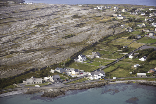 Aerial view of Irishmore.