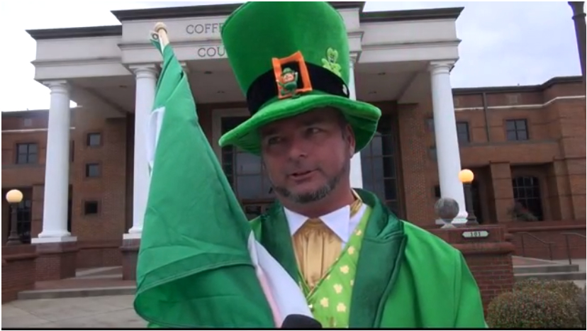 Mark Doyle, 2014 Grand Marshal of Enterprise's St. Patrick's Day Parade. (Image: WTVY CBS)