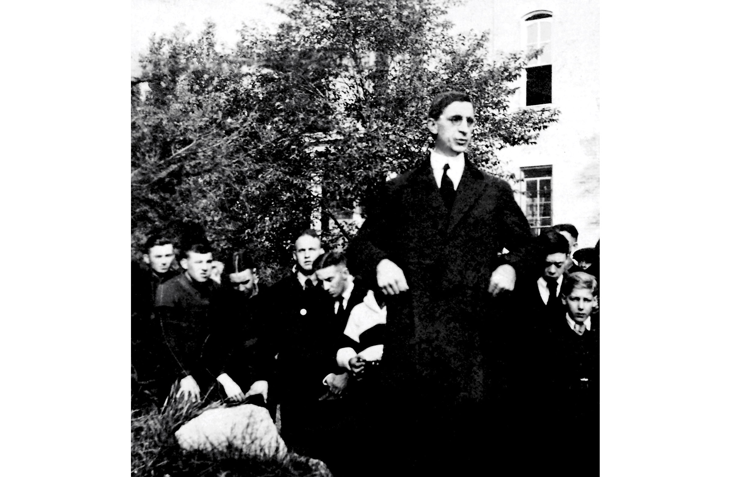 De Valera at the  University of Notre Dame in October 1919.