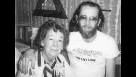 George Carlin and his mother Mary Bearey.