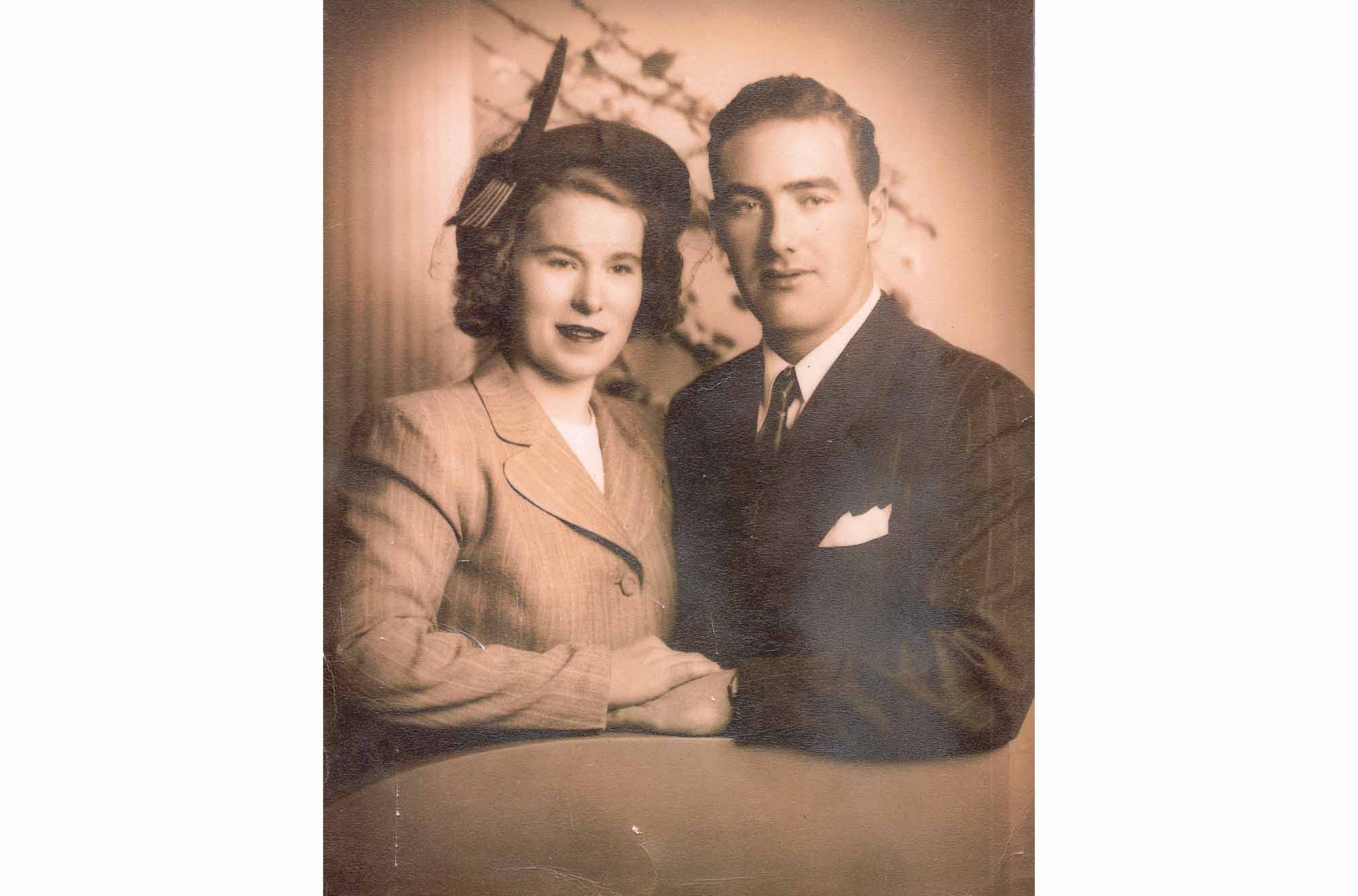 Maureen's parents, Mary and William Mitchell, 1948. (Photo courtesy Maureen Mitchell)