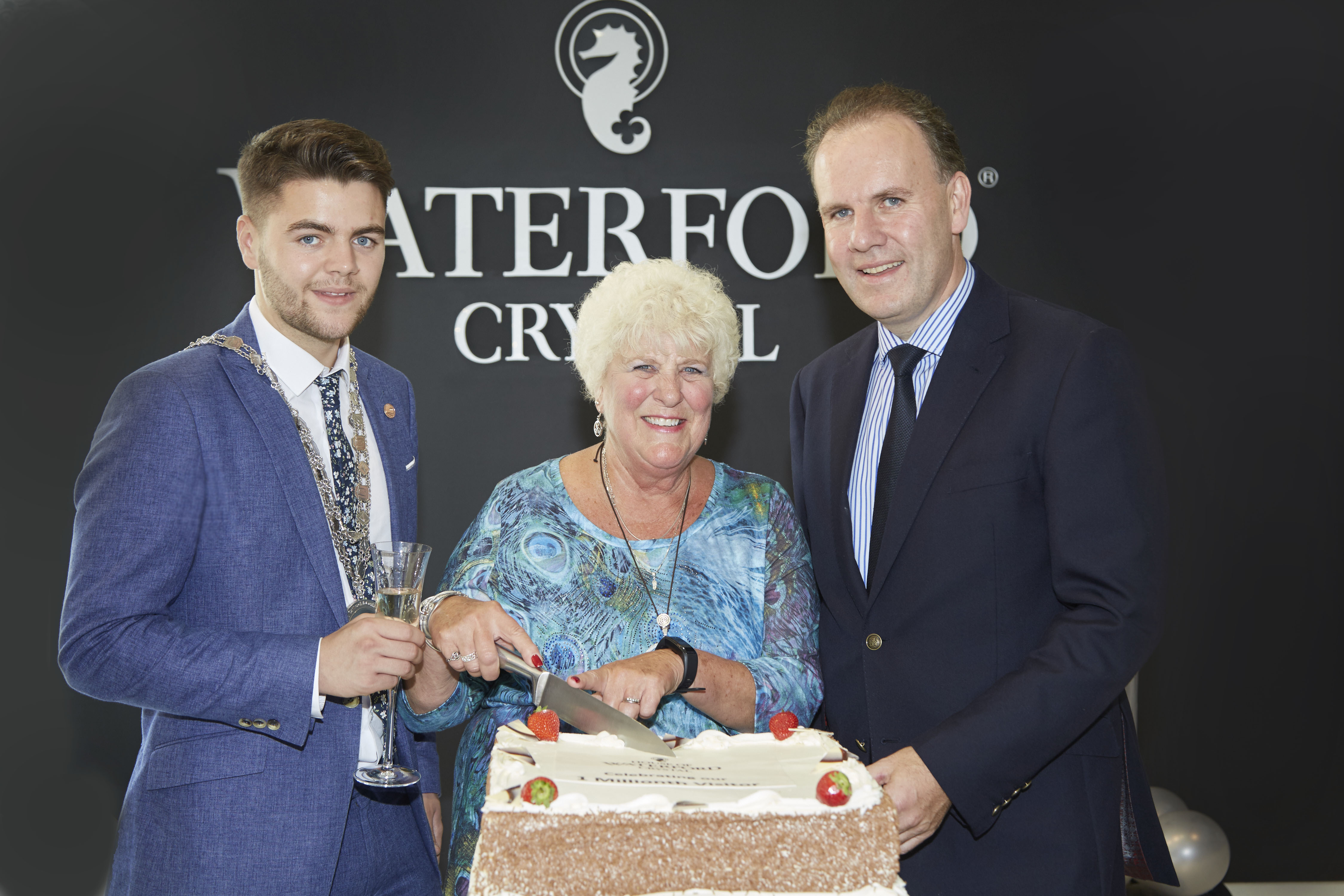 House of Waterford Crystal Celebrating their 1 Millionth Visitor
