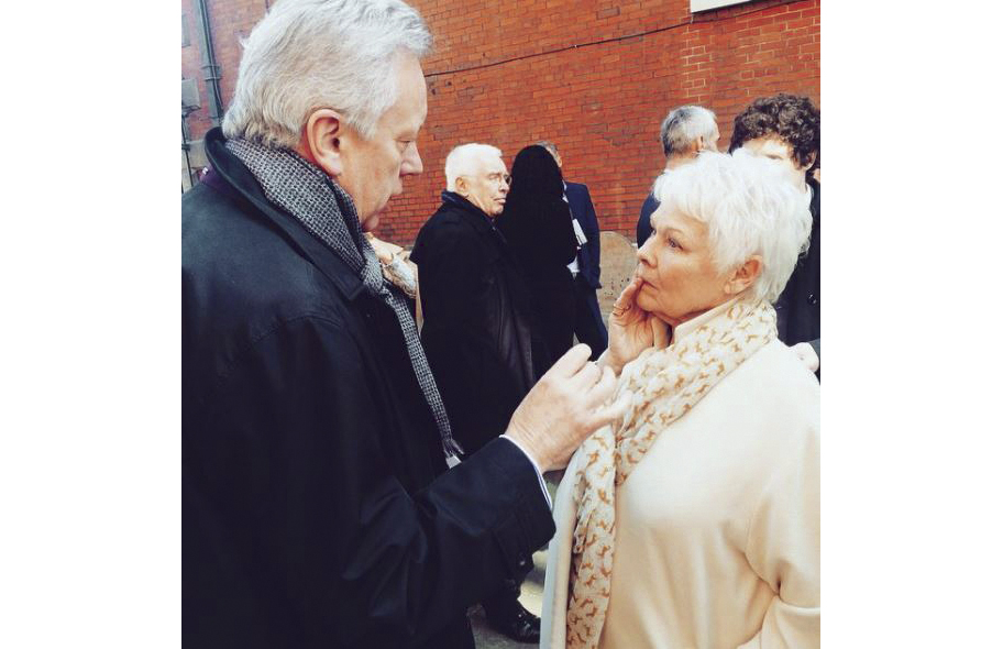 Chatting about the movie Philomena Dame Judi Dench.
