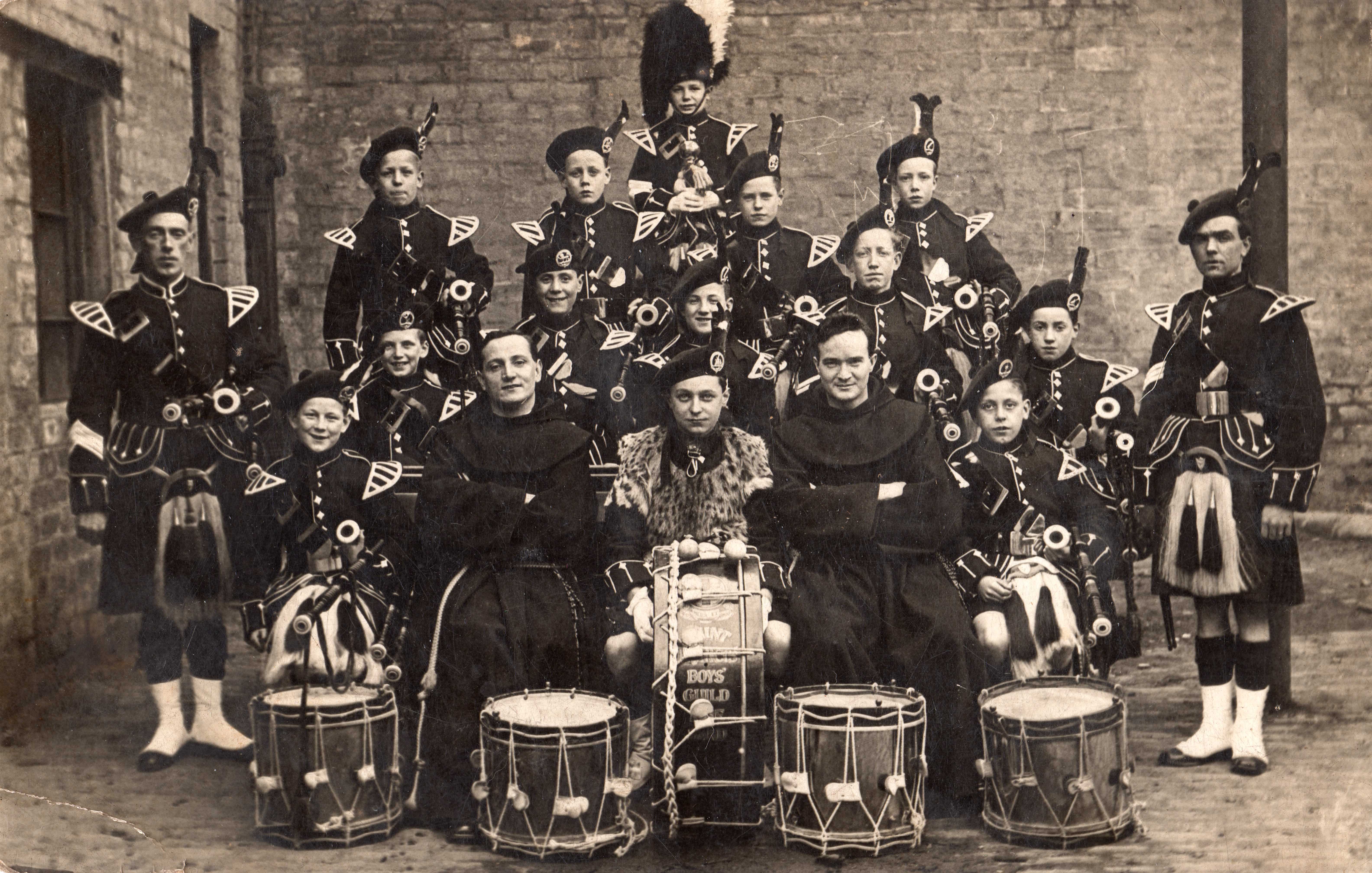 St. Francis Pipe Band, mid-1920s.
