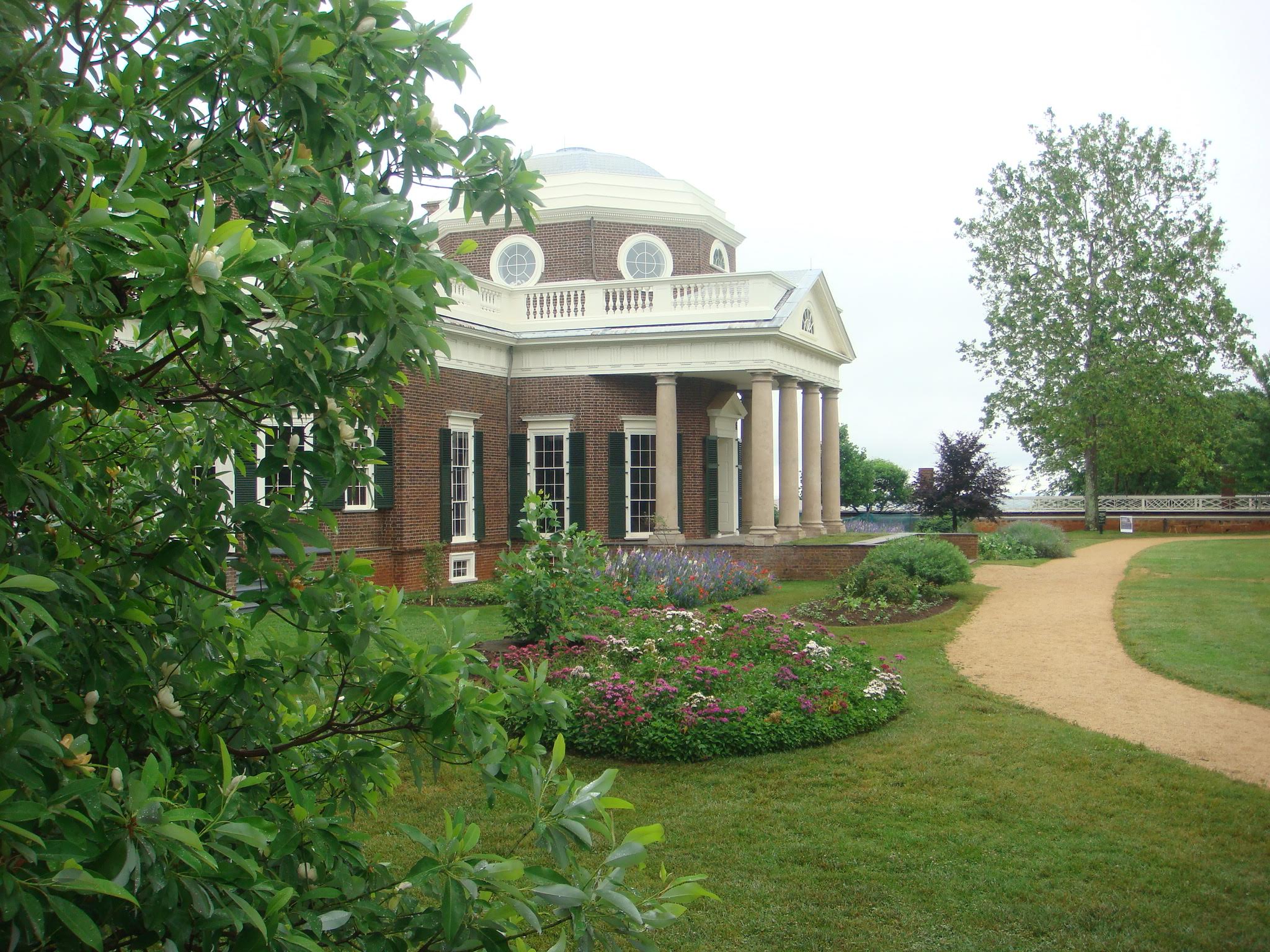 Monticello, home of Thomas Jefferson, the third President of the United States. A lot of Irish labor was used in building and maintaining the structure. (Photo courtesy of the author)