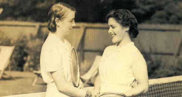 Rena Dardis, left, with her friend Peggy Blunden.