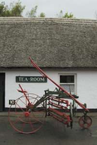 The tea room in Bunratty Village.