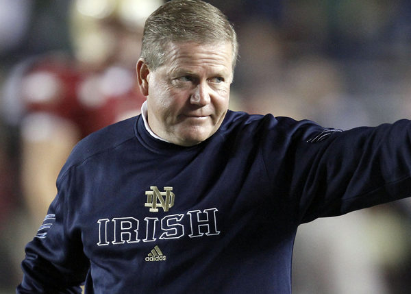 Kelly Green at Notre Dame: Coach Brian Kelly