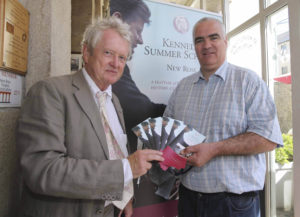 Broadcaster and historian John Bowman with Noel Whelan, director of the Kennedy Summer School. Photo: PJ Browne Photography.