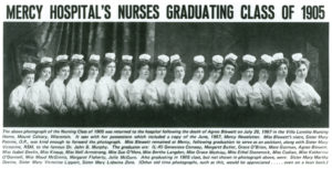 The Mercy Hospital nursing class of 1905