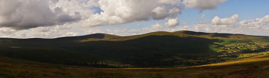 View of the nature and windy roads through the Wicklow Mountains, County Wicklow. Photo by Michelle Meagher.