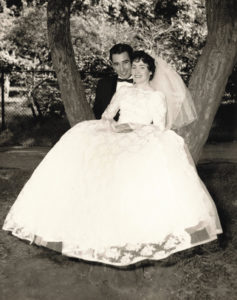 Kathleen’s  parents, Norah and Frank Lynch, on their wedding day.