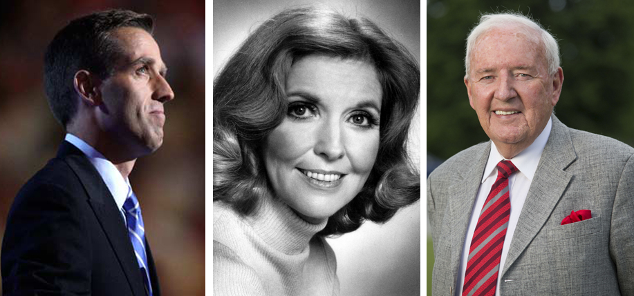 Left to right: Beau Biden, Anne Meara, and Bill O'Herlihy.