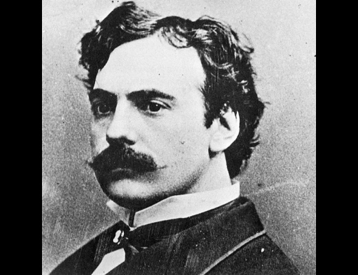 The actor James O’Neill., father of American playwright Eugene O'Neill, c. 1865.