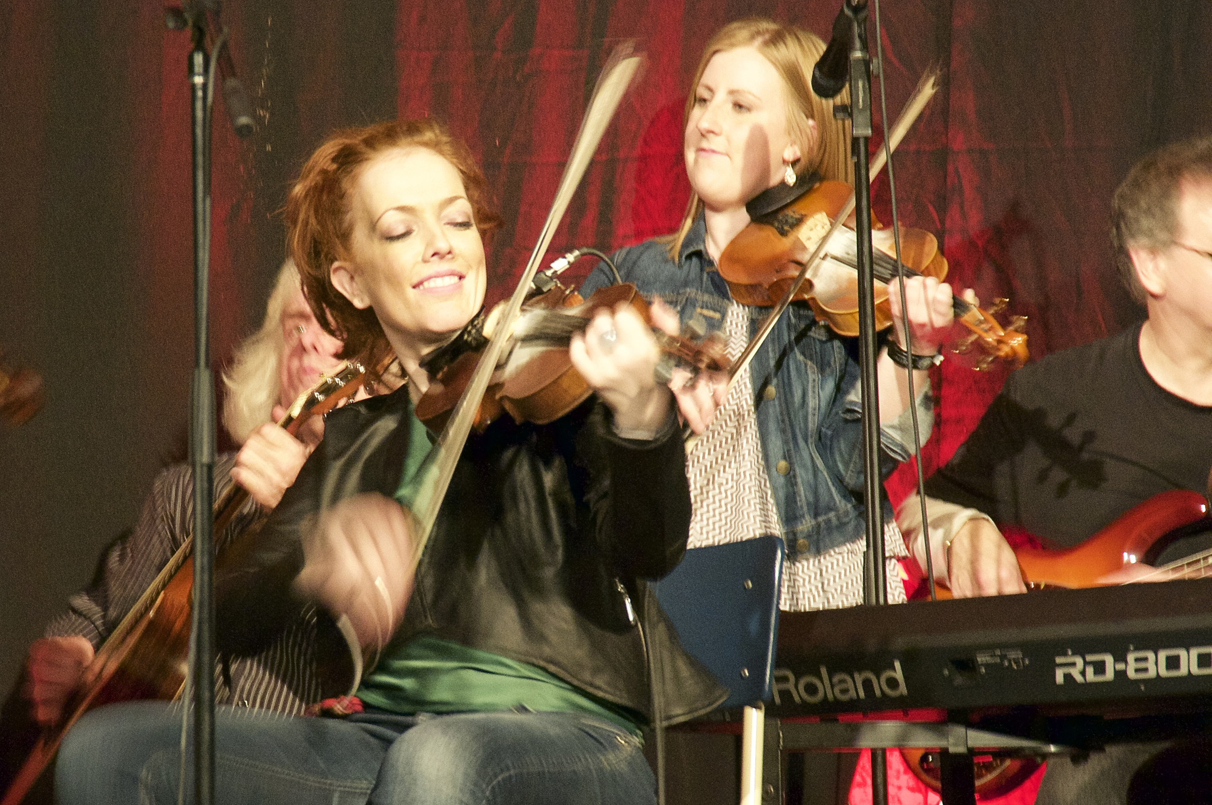 Dawn Beaton and Anita MacDonald at the Festival Club.