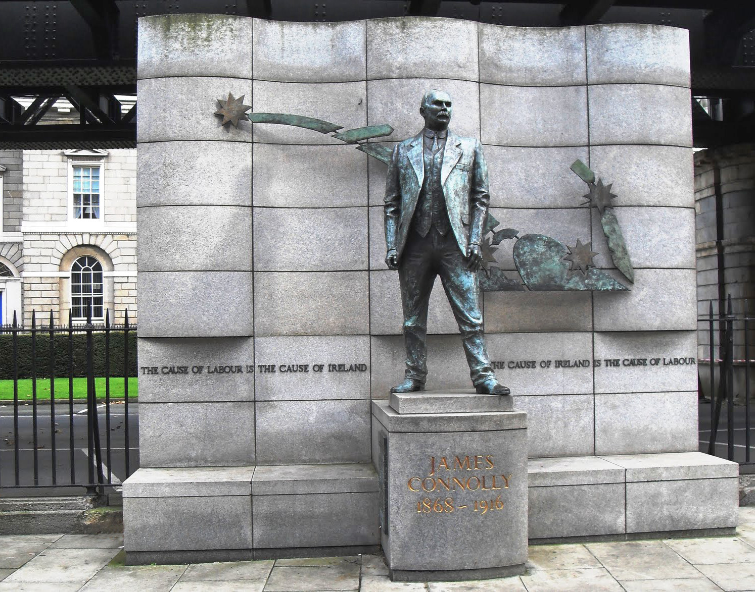 The James Connolly Memorial.