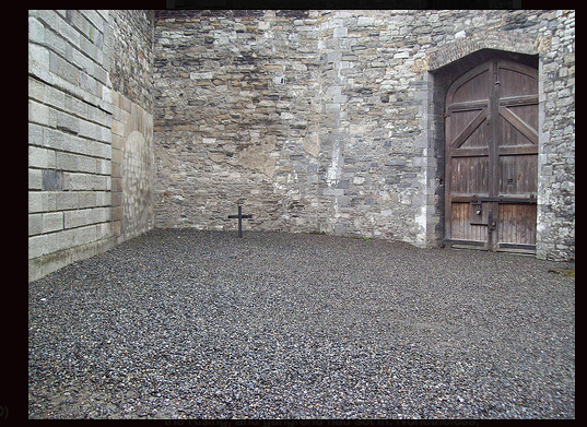 The yard where they were executed.