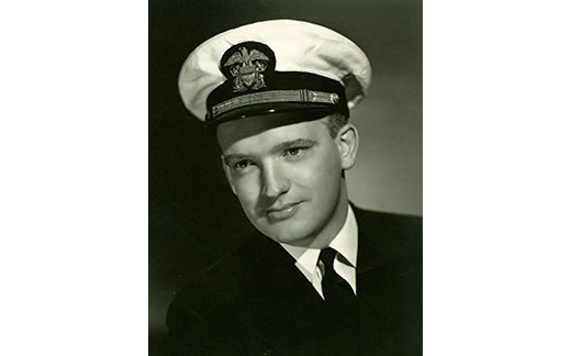 The  resemblance to Tom Hanks is evident in this photo of Donovan, who from 1943 to 1945, was as an officer in the U.S. Naval Reserve, served as general counsel to the Office of Strategic Services – predecessor of the CIA. (Courtesy  of Hoover Institution  Library & Archives,  Stanford University)