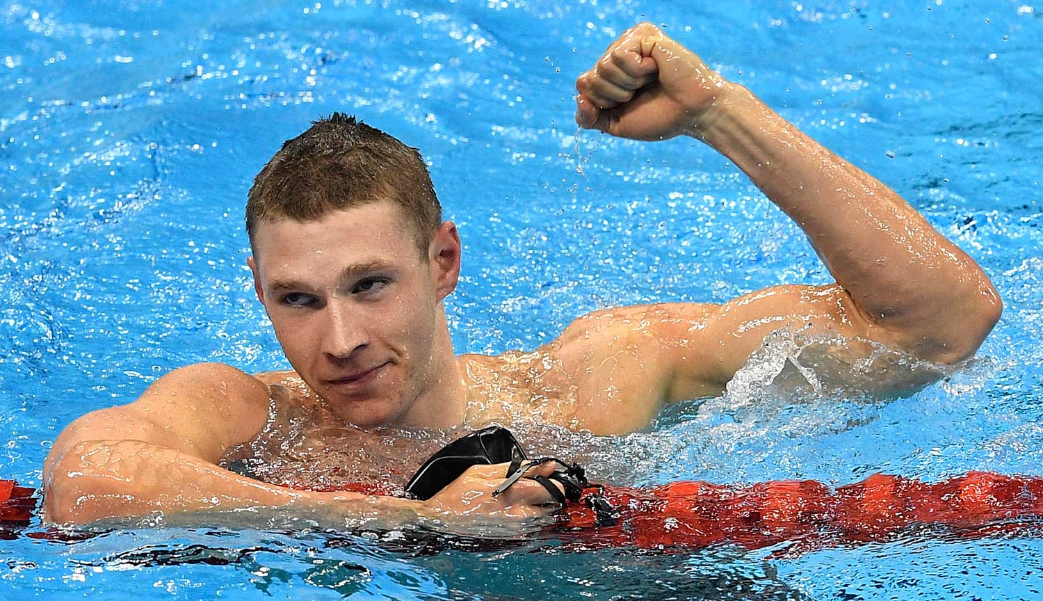 U.S. swimmer Ryan Murphy.