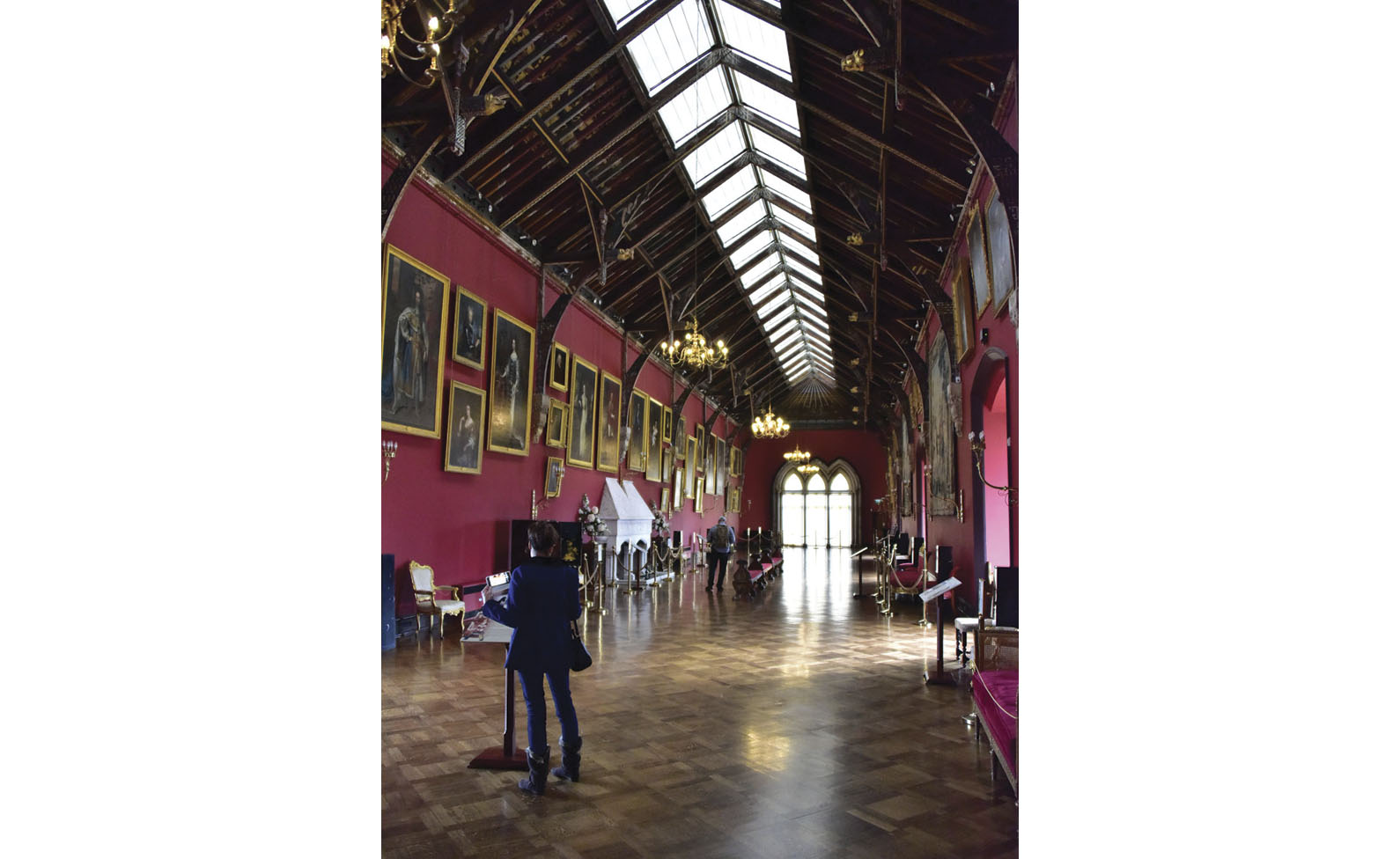 The portrait hall at Kilkenny Castle, some of which dates to the 16th century.