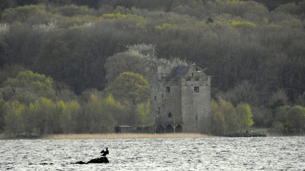Castlebawn is a beautifully restored Tower House on a tiny island below Ogonnelloe, on Lough Derg. This exclusive but easily affordable getaway is available to rent on Airbnb.