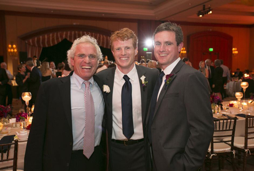 With father Joe Kennedy II and brother Matthew Rauch Kennedy