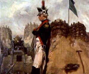 Alexander Hamilton (1757-1804) in the Uniform of the New York Artillery (Oil on Canvas: Alonzo Chappel