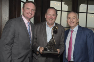 Kyle Clifford,2018 honoree Bob Garrett, and John Fitzpatrick.