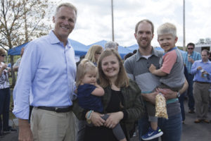 Mahoney with patient Emily Herman and her family.