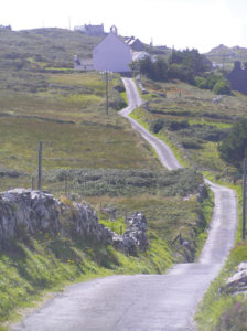 Road to the Church at Beara Peninsula.