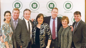 Joanie with her mother, Helen Madden, four of her brothers: John, Patrick, Joe, and Kevin Madden, and her sister-in-law, Lisa.