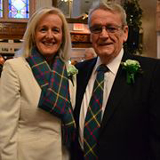 <em>Adrian Flannelly and his wife, Aine Sheridan, were recipients of the 2012 Holyoke St. Patrick's Parade Committee's Ambassador Award.</em>