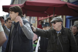 Terry directing Brendan Fraser in Whole Lotta Sole (2012).