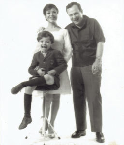 Lupe O'Farrill, Chico O'Farrill (Arturo's parents), and little Arturito!