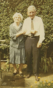 Patrick and his sister, Mary McAllister, meet up in England after 57 years, 1970.