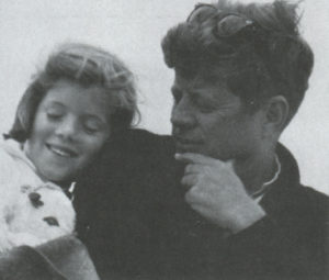 JFK with his son John Jr. in Newport, Rhode Island in September 1963.