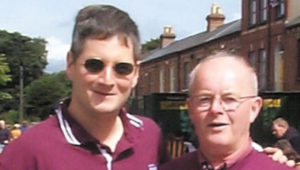 Brian and Bernie at Croke Park - 2001.