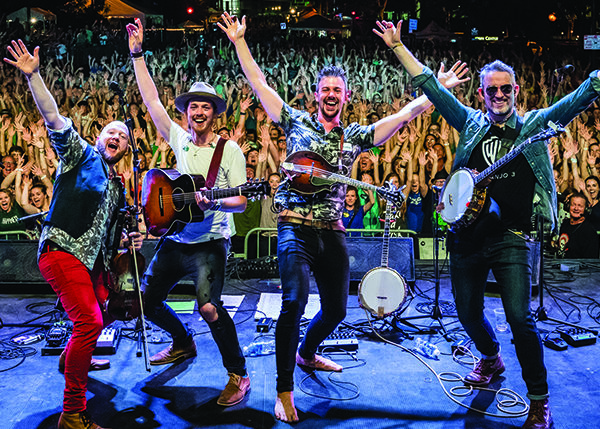 The Band performing at Sellersville Theatre where they'll be again in January.