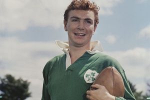 A young Tony O'Reilly in his rugby days.