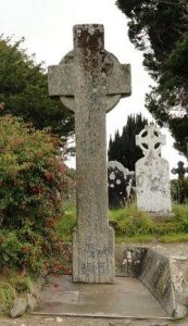 St. Kevin's Cross, located in Glendalough, County Wicklow.