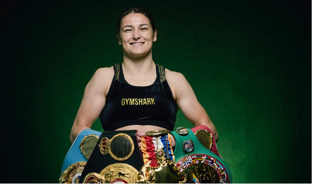 Olympic Gold Medalist aand Irish hero Katie Taylor. Photo: Ed Mulholland/Matchroom Boxing