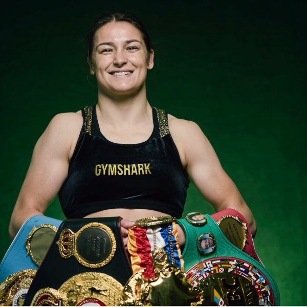 Olympic Gold Medalist aand Irish hero Katie Taylor. Photo: Ed Mulholland/Matchroom Boxing