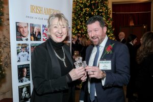 Honoree Des Johnson with Patricia Harty.